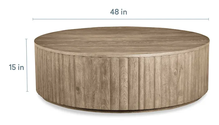 Bassett Furniture 6730-0605 Andora Round Plinth Cocktail Table Bassett Furniture 6730-0605 Andora Round Plinth Cocktail Table