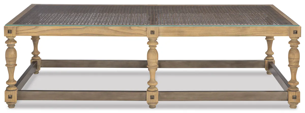 Maitland Smith 8433-42 Riempie Cocktail Table Maitland Smith 8433-42 Riempie Cocktail Table