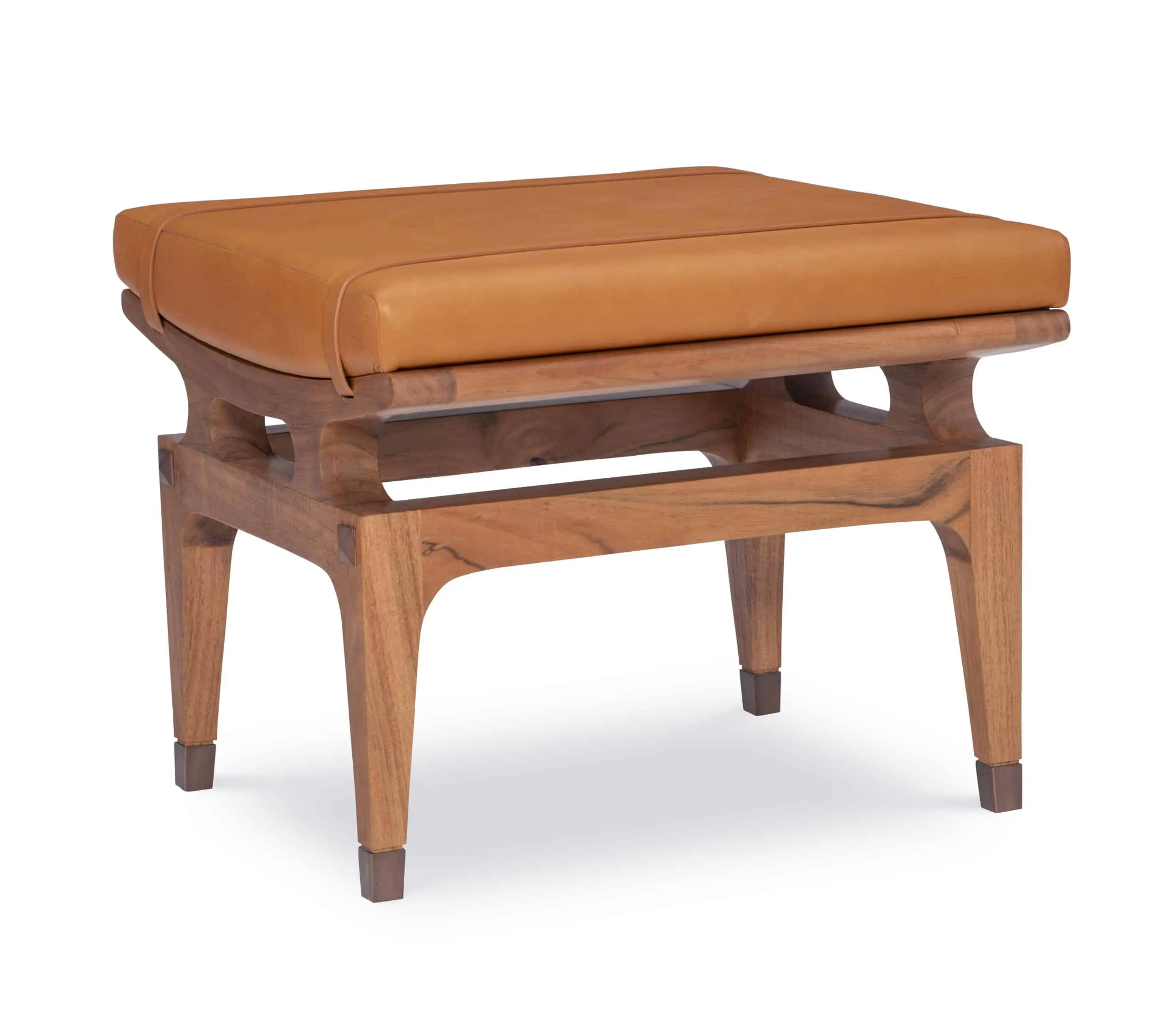 Maitland Smith 8435-43 Saddle Back Ottoman
