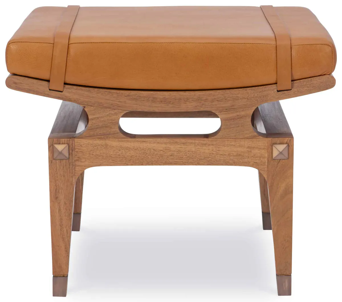 Maitland Smith 8435-43 Saddle Back Ottoman Maitland Smith 8435-43 Saddle Back Ottoman