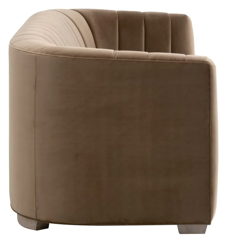 Essentials For Living 6615-3.CAR/NG Bronx 87" Channel Back Sofa Essentials For Living 6615-3.CAR/NG Bronx 87" Channel Back Sofa