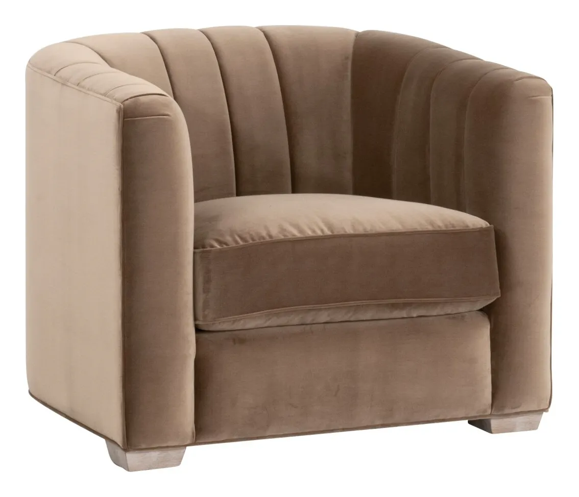 Essentials For Living 6615-1.CAR/NG Bronx Channel Back Sofa Chair Essentials For Living 6615-1.CAR/NG Bronx Channel Back Sofa Chair
