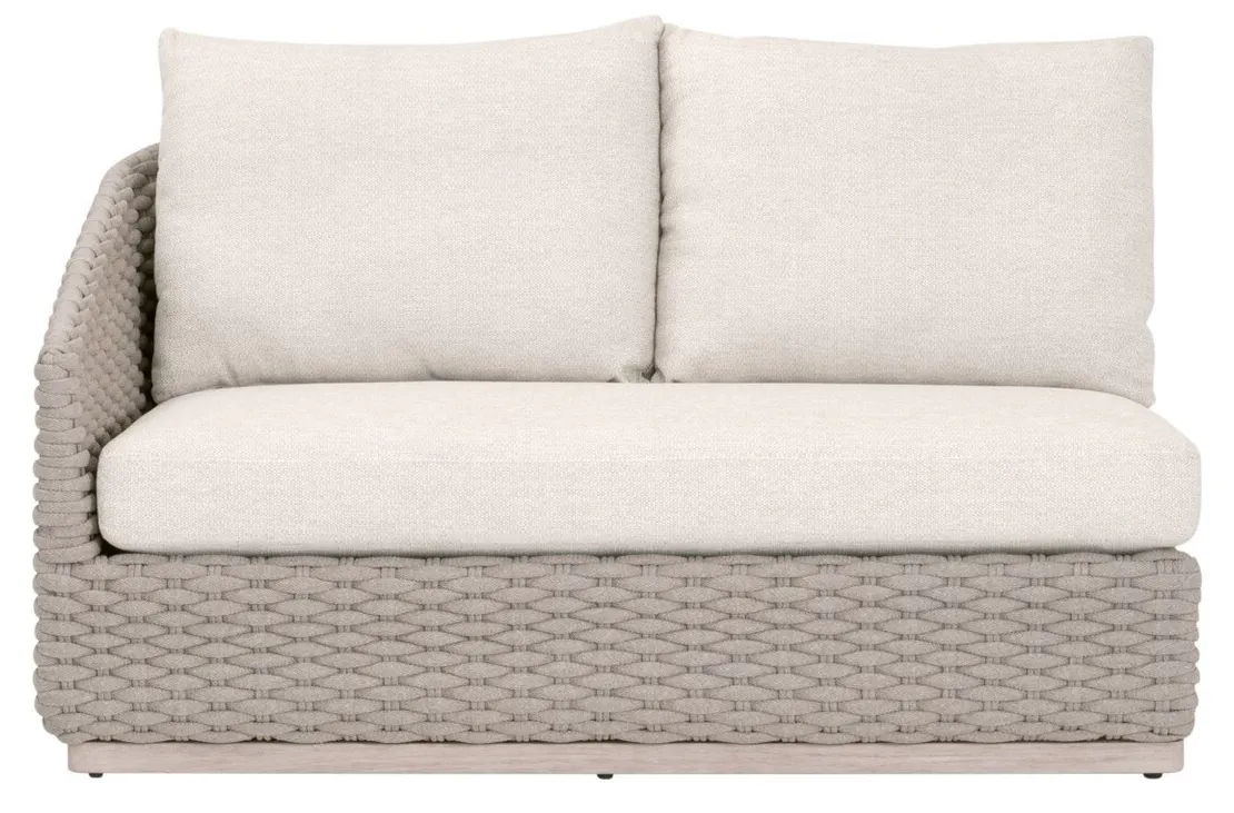 Essentials For Living 6863-2S1L.TAU/ECR/W-ET Caspian Outdoor Modular Left Facing 1-Arm Sofa Essentials For Living 6863-2S1L.TAU/ECR/W-ET Caspian Outdoor Modular Left Facing 1-Arm Sofa