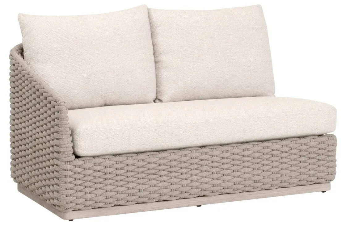 Essentials For Living 6863-2S1L.TAU/ECR/W-ET Caspian Outdoor Modular Left Facing 1-Arm Sofa Essentials For Living 6863-2S1L.TAU/ECR/W-ET Caspian Outdoor Modular Left Facing 1-Arm Sofa