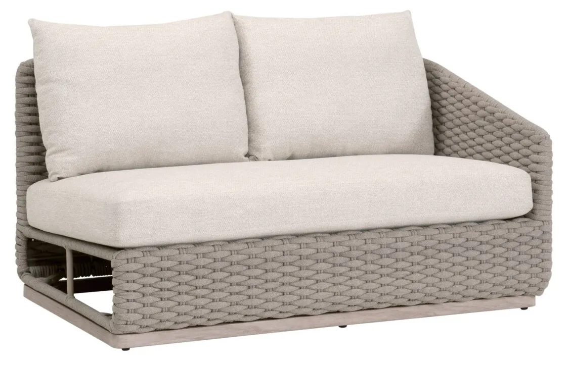 Essentials For Living 6863-2S1R.TAU/ECR/W-ET Caspian Outdoor Modular Right Facing 1-Arm Sofa Essentials For Living 6863-2S1R.TAU/ECR/W-ET Caspian Outdoor Modular Right Facing 1-Arm Sofa