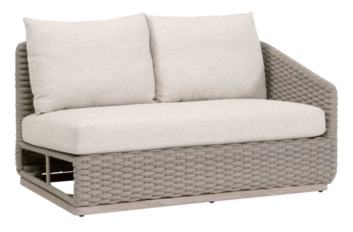 Essentials For Living 6863-2S1R.TAU/ECR/W-ET Caspian Outdoor Modular Right Facing 1-Arm Sofa Essentials For Living 6863-2S1R.TAU/ECR/W-ET Caspian Outdoor Modular Right Facing 1-Arm Sofa