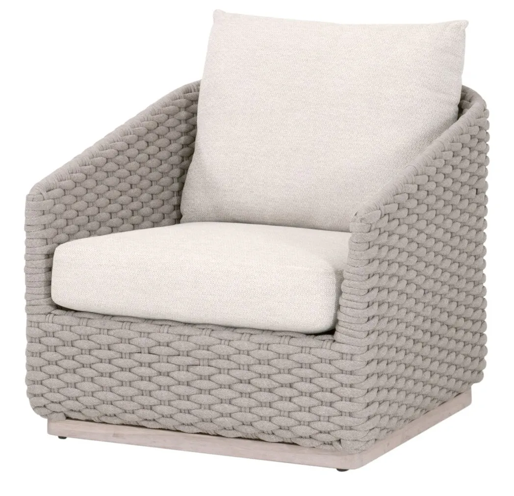 Essentials For Living 6863-1.TAU/ECR/W-ET Caspian Outdoor Sofa Chair Essentials For Living 6863-1.TAU/ECR/W-ET Caspian Outdoor Sofa Chair