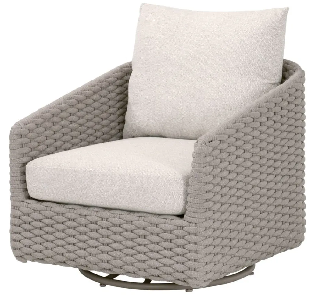 Essentials For Living 6863-1SRCK.TAU/ECR Caspian Outdoor Swivel Rocker Sofa Chair Essentials For Living 6863-1SRCK.TAU/ECR Caspian Outdoor Swivel Rocker Sofa Chair