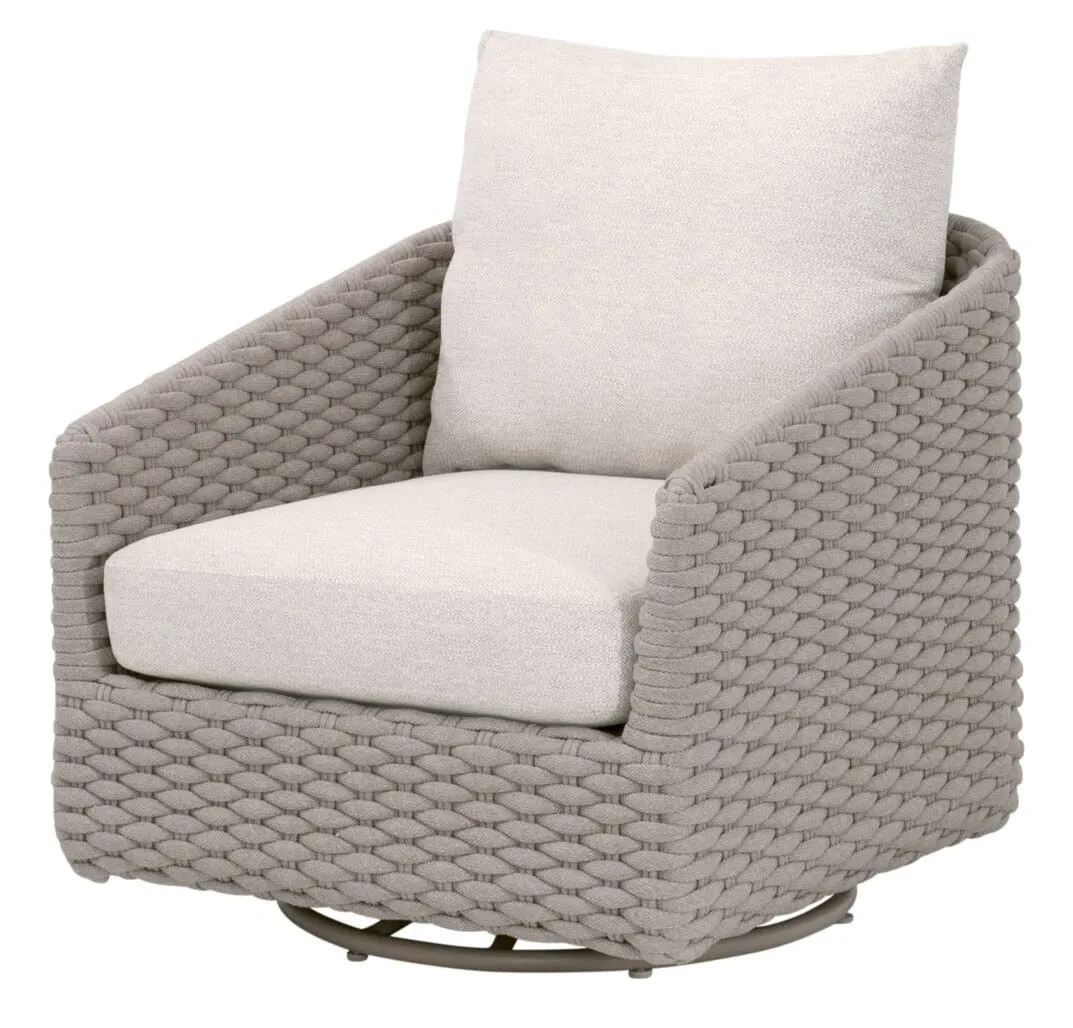 Essentials For Living 6863-1SRCK.TAU/ECR Caspian Outdoor Swivel Rocker Sofa Chair Essentials For Living 6863-1SRCK.TAU/ECR Caspian Outdoor Swivel Rocker Sofa Chair