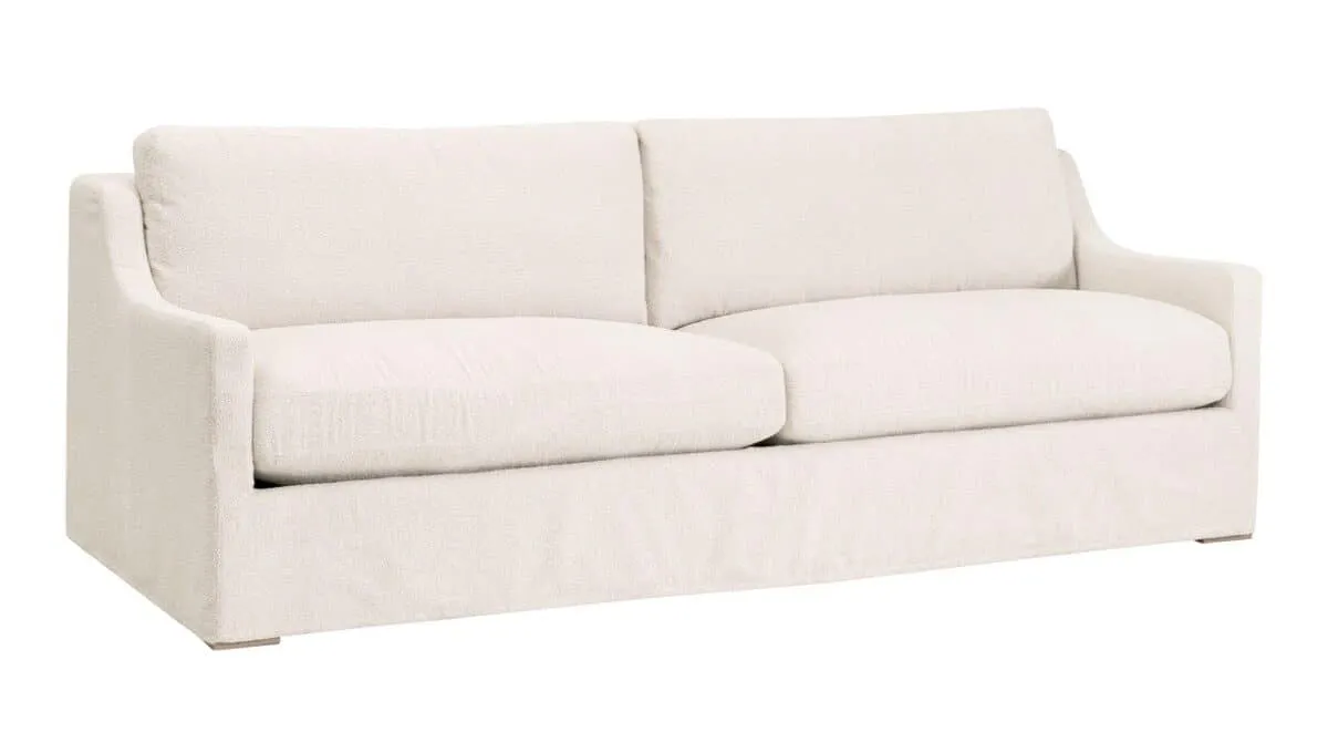 Essentials For Living 6728-3.HIVO Colin Outdoor 94″ Slope Arm Slipcover Sofa