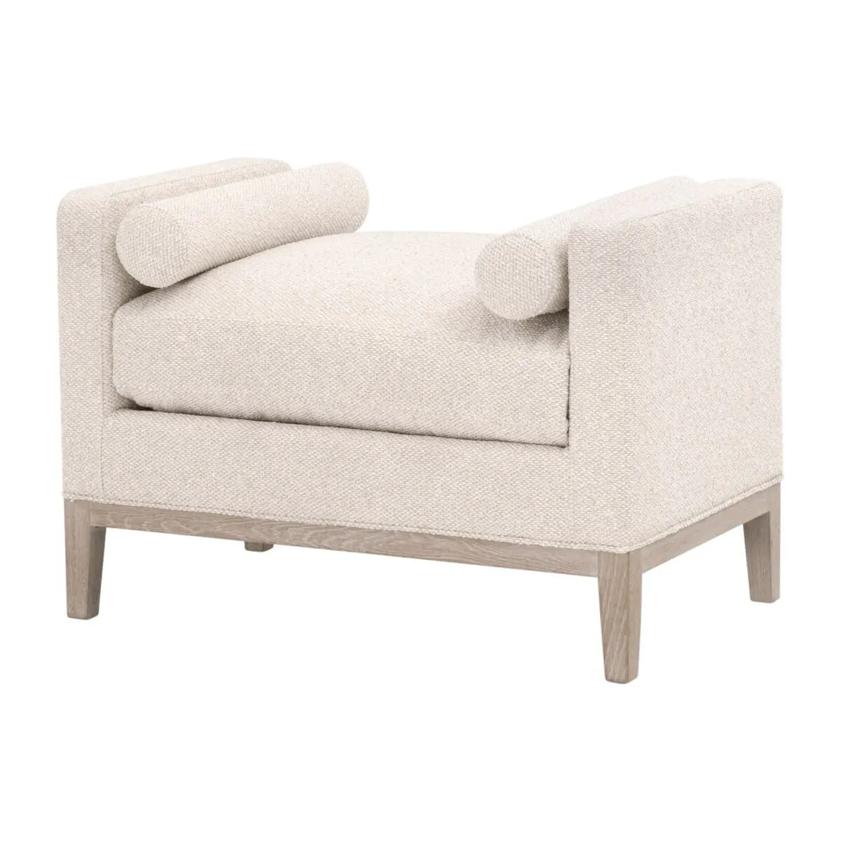 Essentials For Living 6700-S.LGLIN/NG Keaton Upholstered Accent Stool