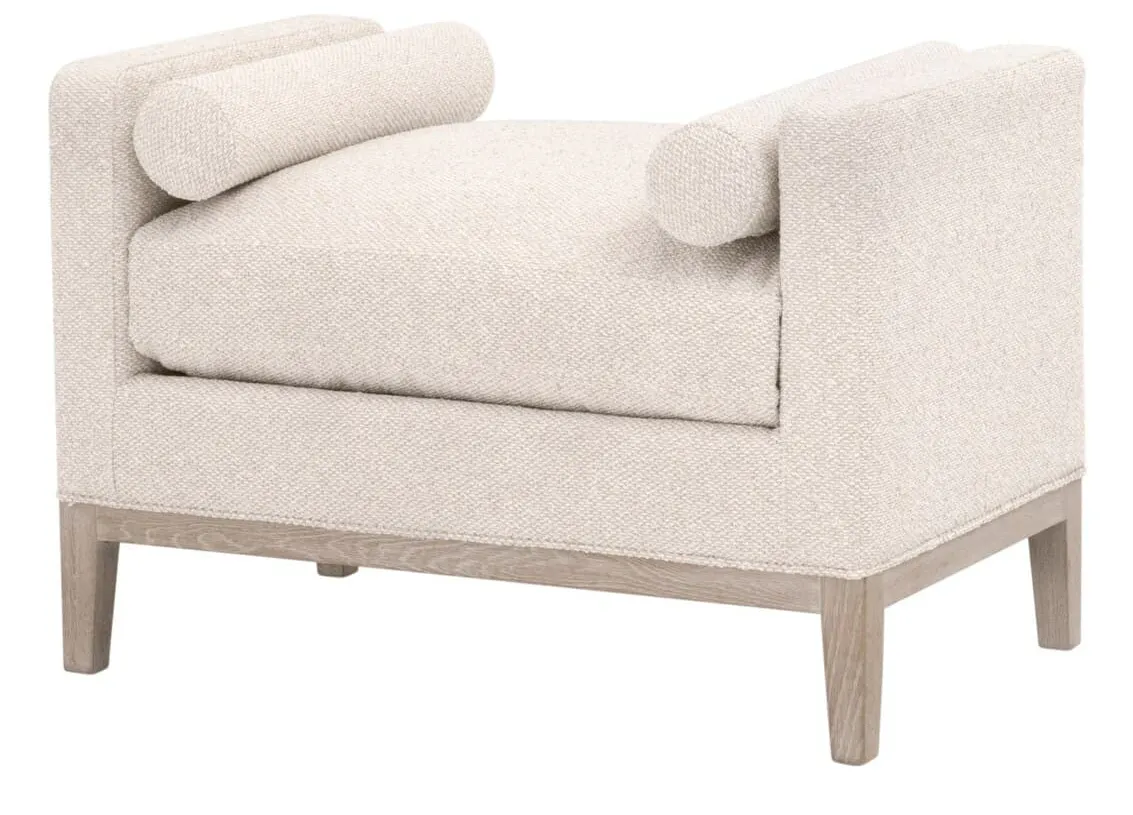 Essentials For Living 6700-S.LGLIN/NG Keaton Upholstered Accent Stool Essentials For Living 6700-S.LGLIN/NG Keaton Upholstered Accent Stool