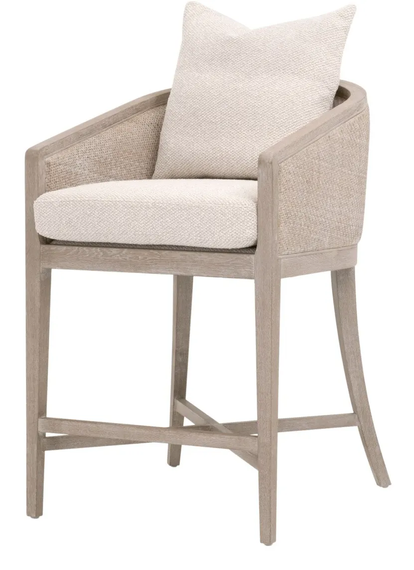 Essentials For Living 6642CS.LGLIN/NG McGuire Counter Stool Essentials For Living 6642CS.LGLIN/NG McGuire Counter Stool