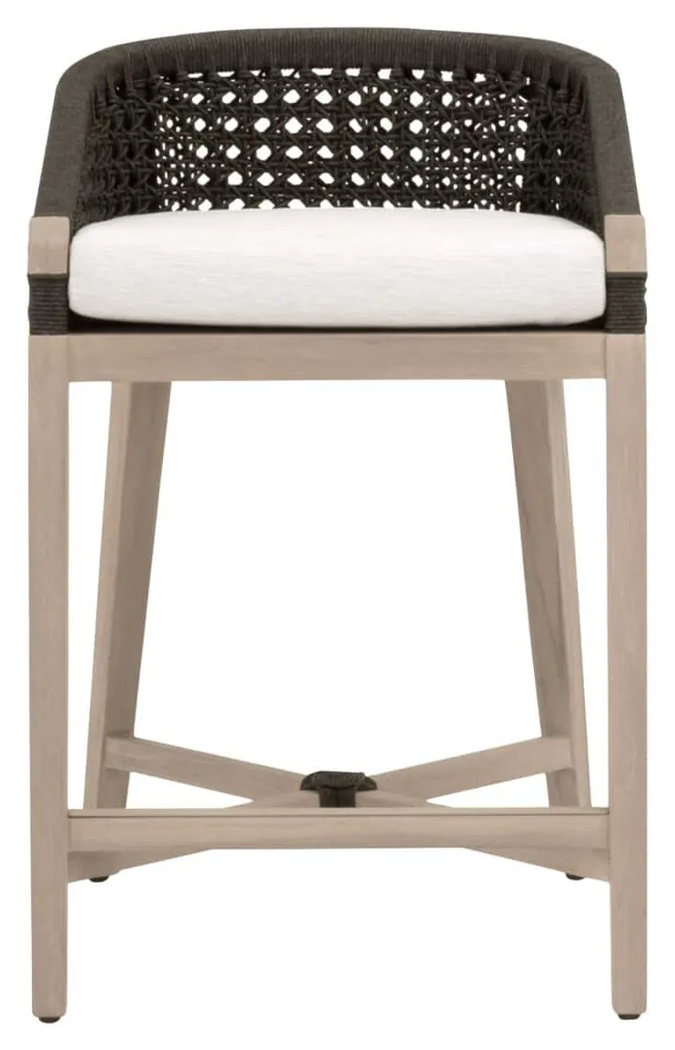 Essentials For Living 6795CS.ANT/WHT/W-ET Montecito Outdoor Counter Stool Essentials For Living 6795CS.ANT/WHT/W-ET Montecito Outdoor Counter Stool