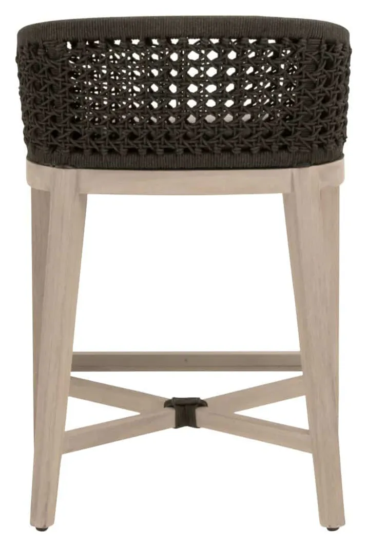 Essentials For Living 6795CS.ANT/WHT/W-ET Montecito Outdoor Counter Stool Essentials For Living 6795CS.ANT/WHT/W-ET Montecito Outdoor Counter Stool