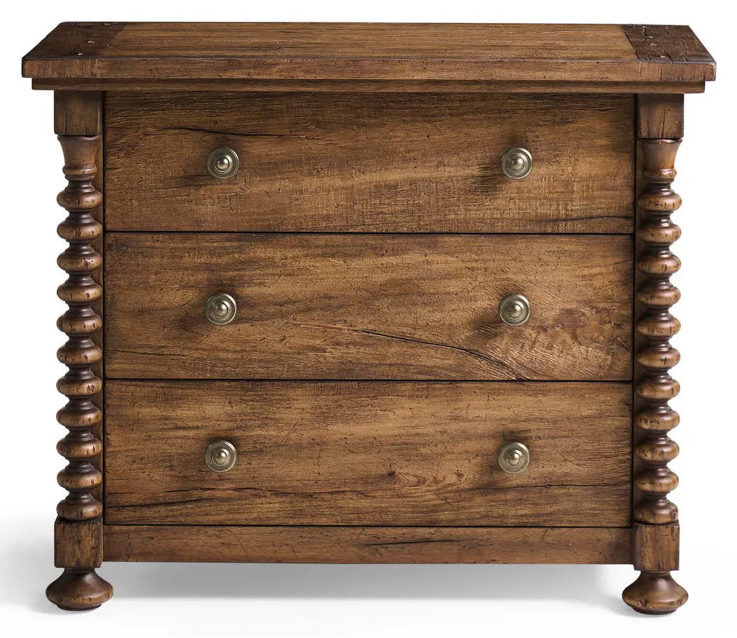 Jonathan Charles 491322-MSW-36L Tamarisk 3 Drawer Nightstand Jonathan Charles 491322-MSW-36L Tamarisk 3 Drawer Nightstand