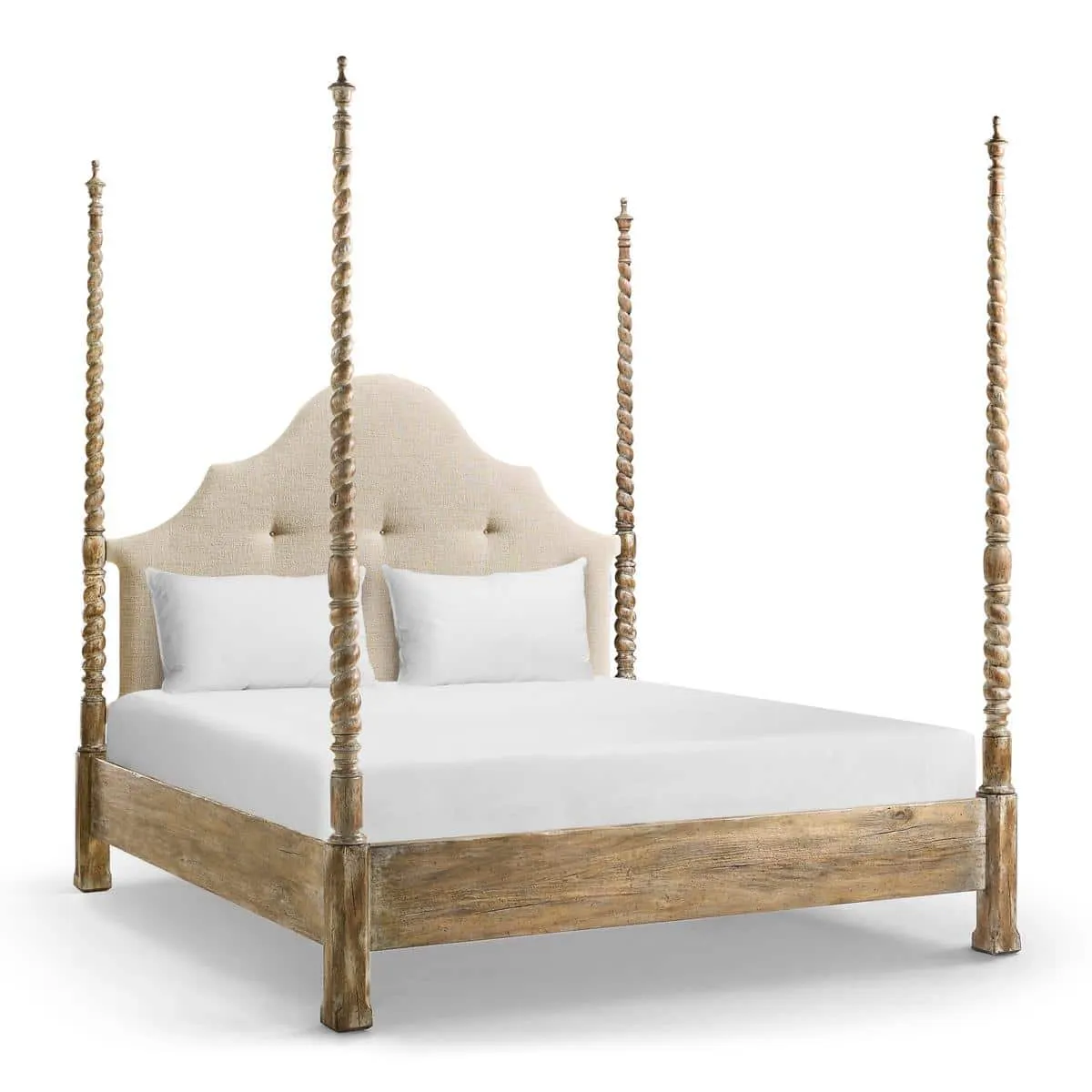 Jonathan Charles 491294-LSW-K-F400 Caldera Poster King Bed