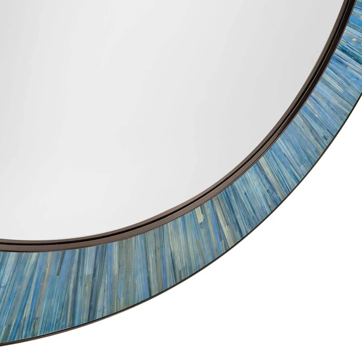 Jonathan Charles 500588-ABS Sapphire Round Mirror Jonathan Charles 500588-ABS Sapphire Round Mirror