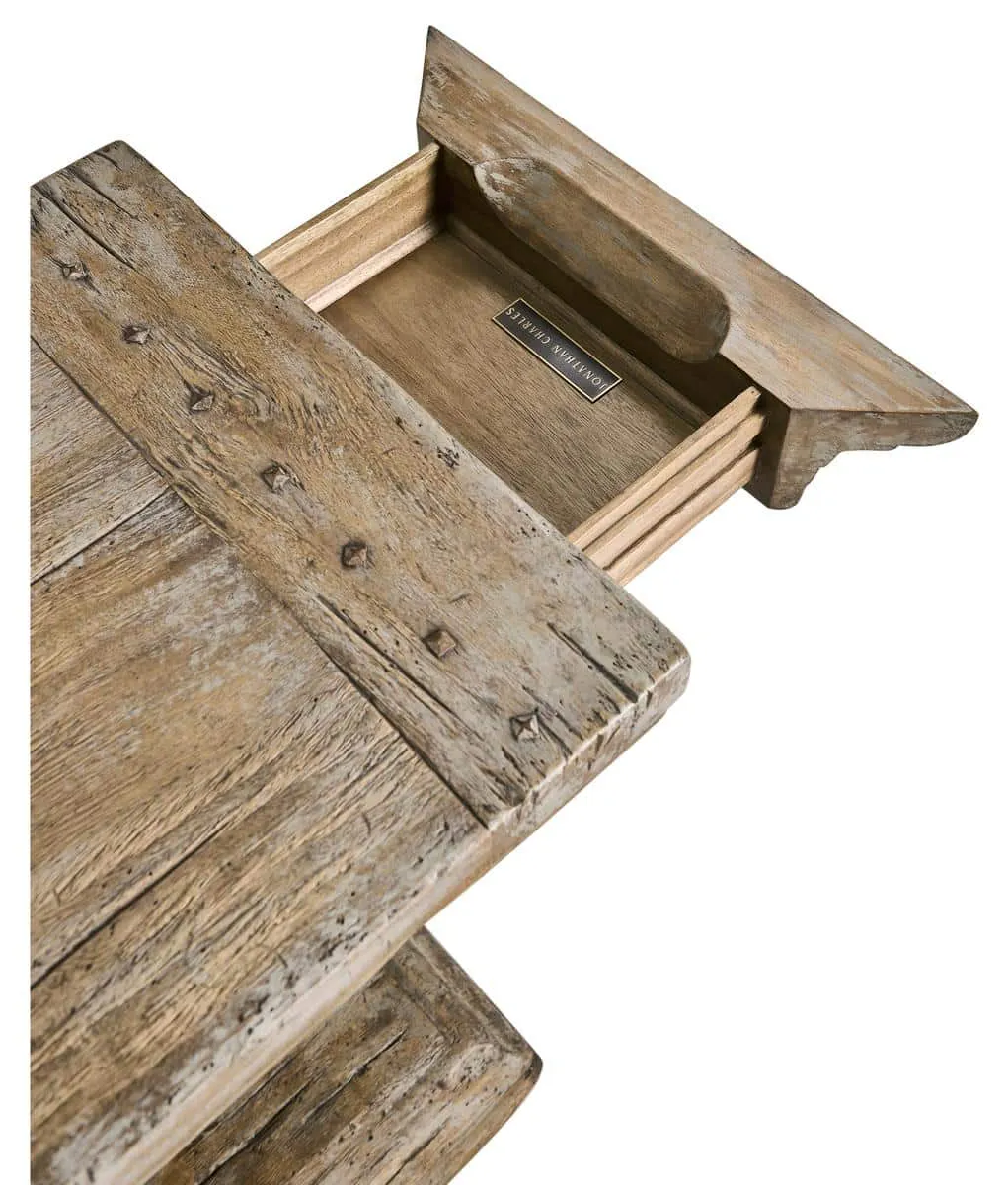 Jonathan Charles 491298-LSW Caldera Pedestal-Base Side Table Jonathan Charles 491298-LSW Caldera Pedestal-Base Side Table
