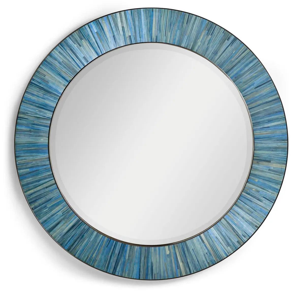 Jonathan Charles 500588-ABS Sapphire Round Mirror Jonathan Charles 500588-ABS Sapphire Round Mirror