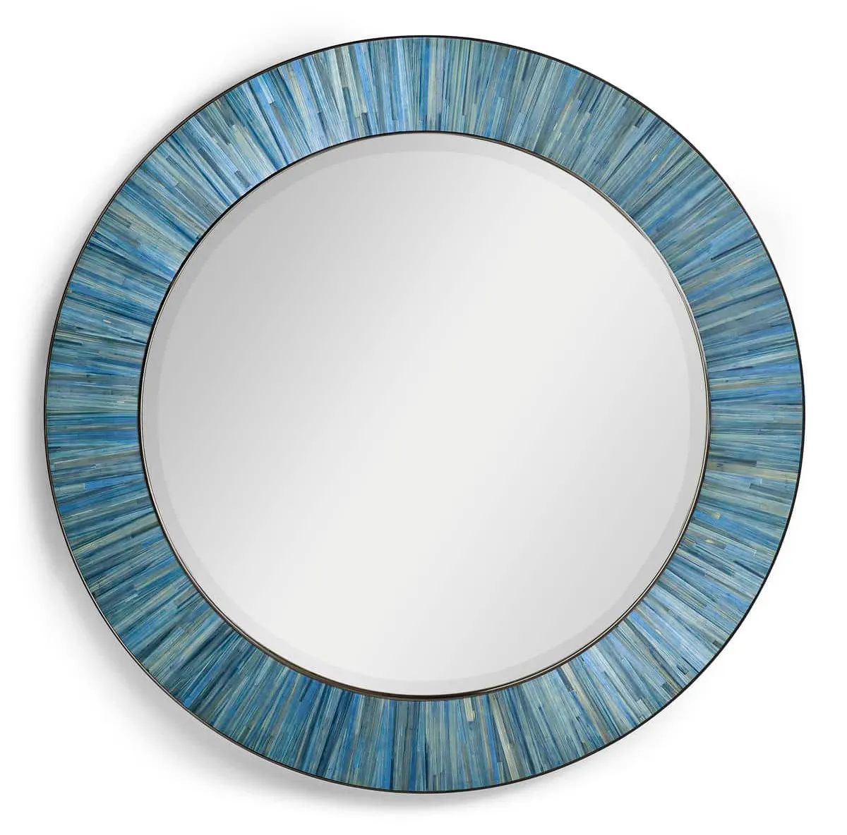 Jonathan Charles 500588-ABS Sapphire Round Mirror Jonathan Charles 500588-ABS Sapphire Round Mirror