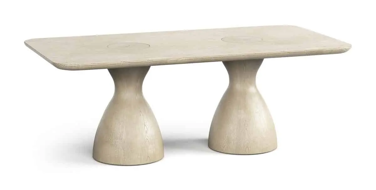 Jonathan Charles 500582-BLO-86L 86″ Seamount Rectangular Dining Table