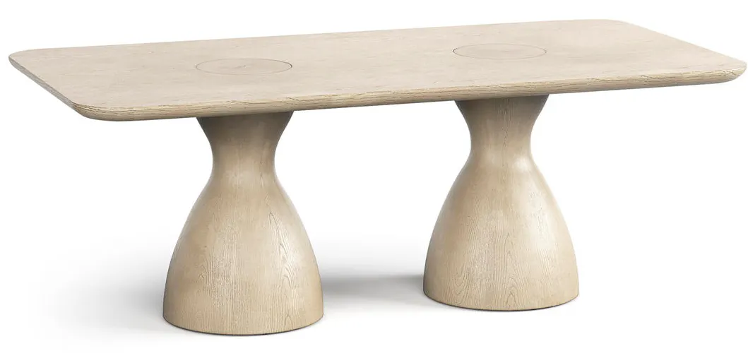 Jonathan Charles 500582-BLO-86L 86" Seamount Rectangular Dining Table Jonathan Charles 500582-BLO-86L 86" Seamount Rectangular Dining Table