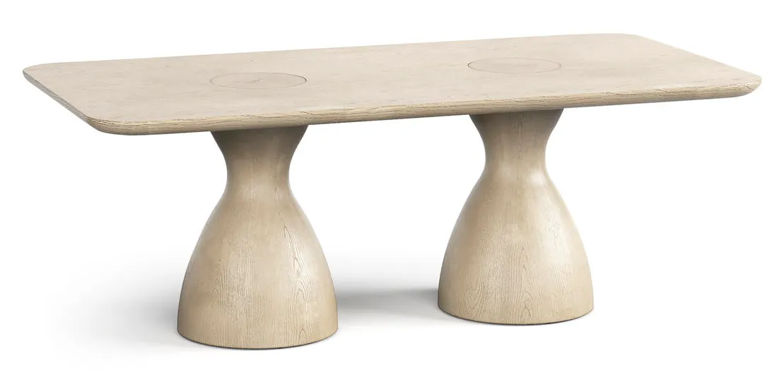 Jonathan Charles 500582-BLO-86L 86" Seamount Rectangular Dining Table Jonathan Charles 500582-BLO-86L 86" Seamount Rectangular Dining Table