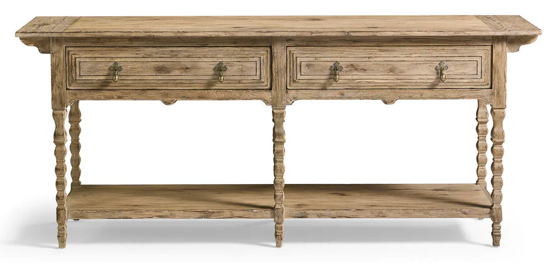 Jonathan Charles 491312-TGO Sagehill Spindle-Leg Console Jonathan Charles 491312-TGO Sagehill Spindle-Leg Console
