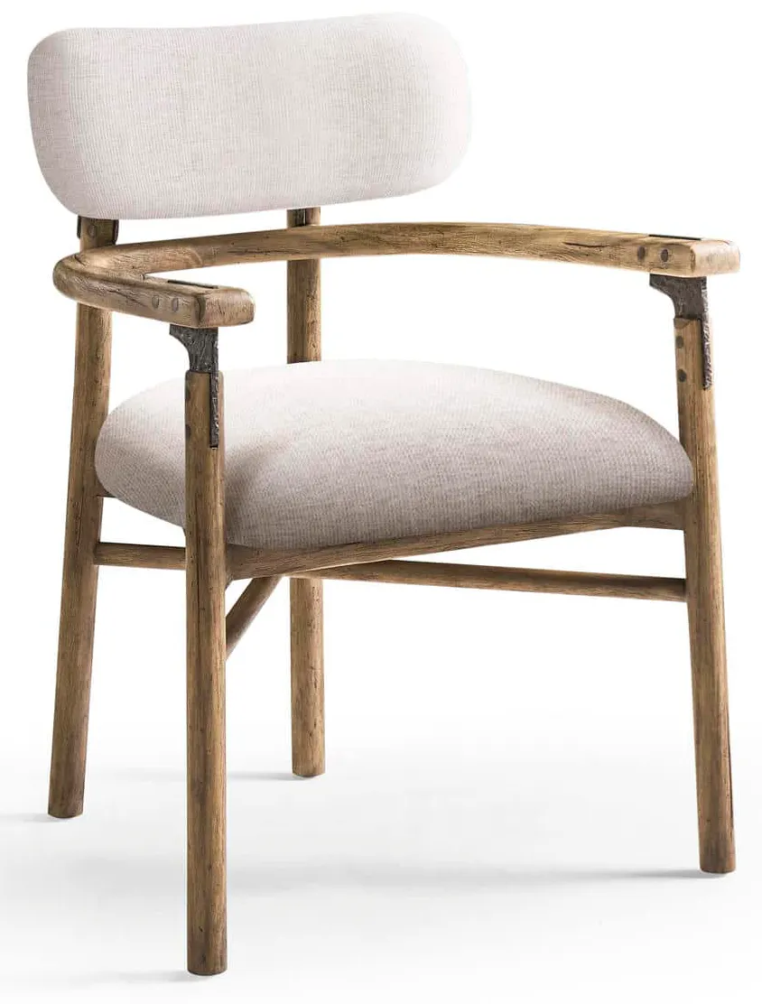 Jonathan Charles 491320-TLA-AC-F075 Stone Ridge Upholstered Dining Arm Chair Jonathan Charles 491320-TLA-AC-F075 Stone Ridge Upholstered Dining Arm Chair
