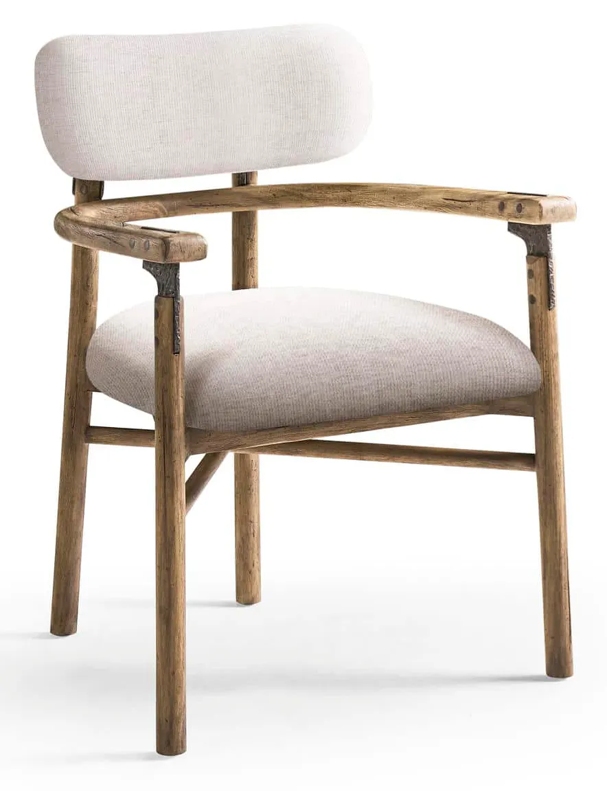 Jonathan Charles 491320-TLA-AC-F075 Stone Ridge Upholstered Dining Arm Chair Jonathan Charles 491320-TLA-AC-F075 Stone Ridge Upholstered Dining Arm Chair