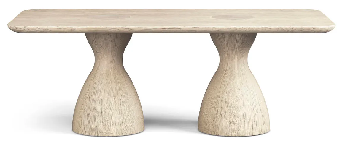 Jonathan Charles 500582-BLO-86L 86" Seamount Rectangular Dining Table Jonathan Charles 500582-BLO-86L 86" Seamount Rectangular Dining Table