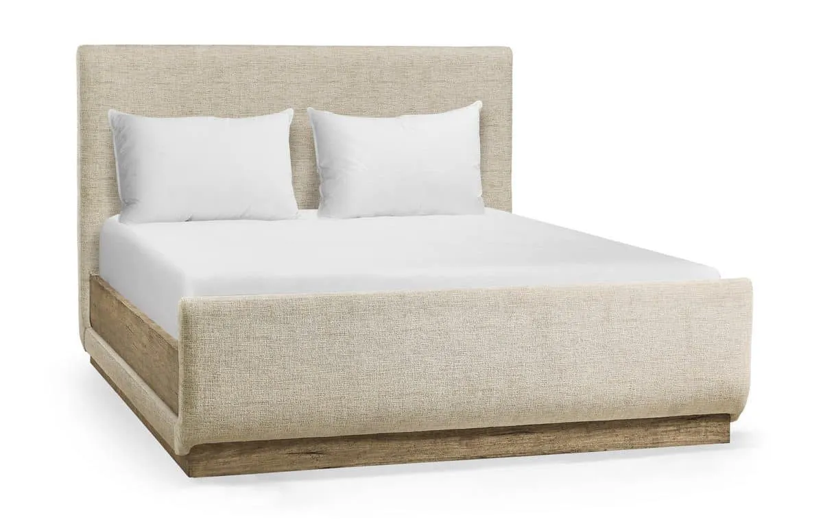 Jonathan Charles 491269-TLA-Q-F400 Stone Ridge Upholstered Queen Bed Light