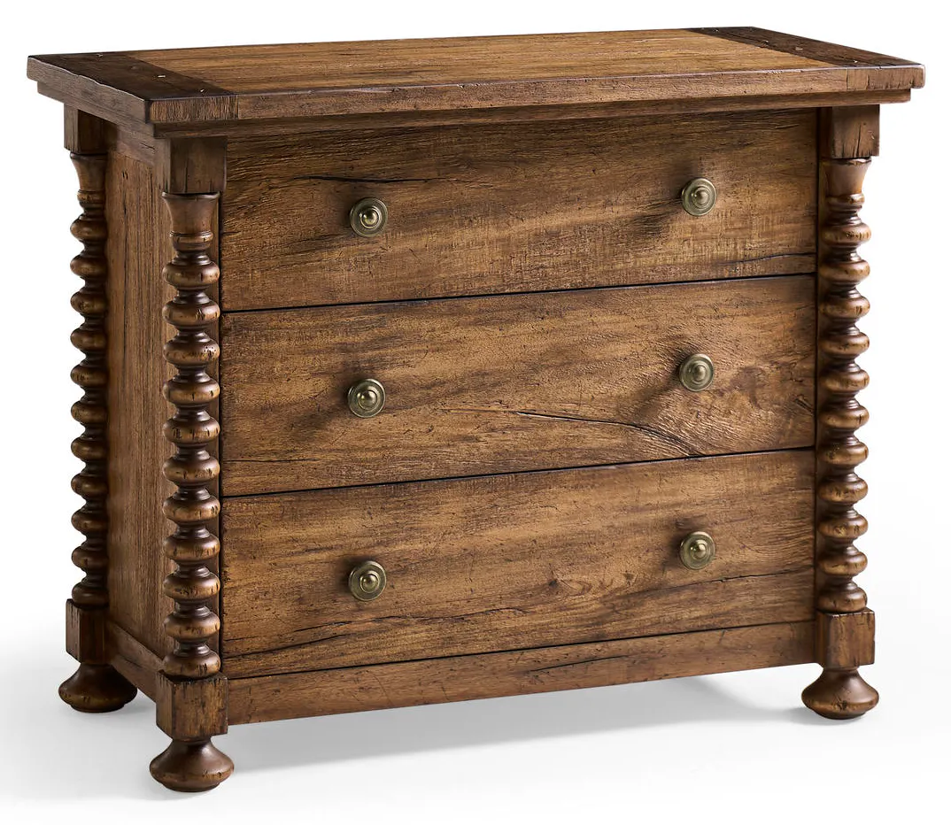 Jonathan Charles 491322-MSW-36L Tamarisk 3 Drawer Nightstand Jonathan Charles 491322-MSW-36L Tamarisk 3 Drawer Nightstand