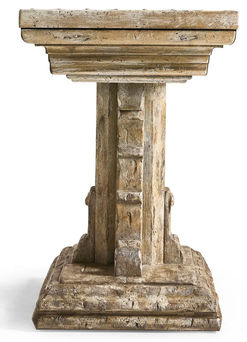 Jonathan Charles 491298-LSW Caldera Pedestal-Base Side Table Jonathan Charles 491298-LSW Caldera Pedestal-Base Side Table