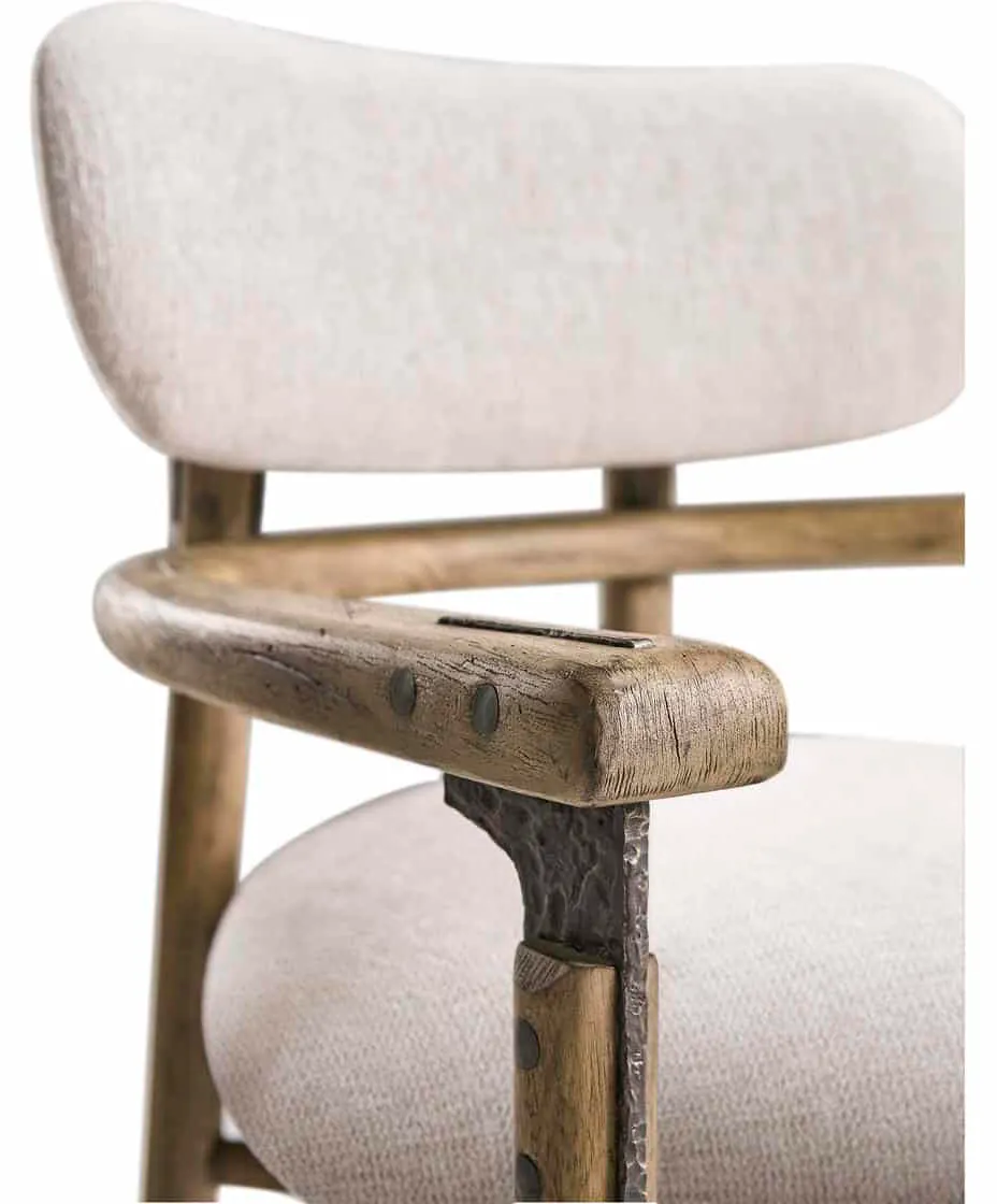 Jonathan Charles 491320-TLA-AC-F075 Stone Ridge Upholstered Dining Arm Chair Jonathan Charles 491320-TLA-AC-F075 Stone Ridge Upholstered Dining Arm Chair