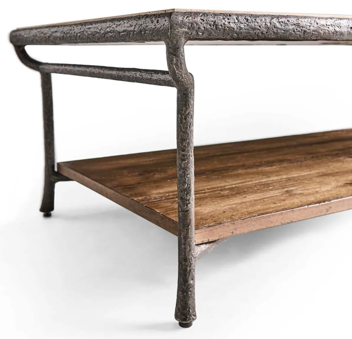 Jonathan Charles 491315-CMF Forge Iron Cocktail Table Jonathan Charles 491315-CMF Forge Iron Cocktail Table