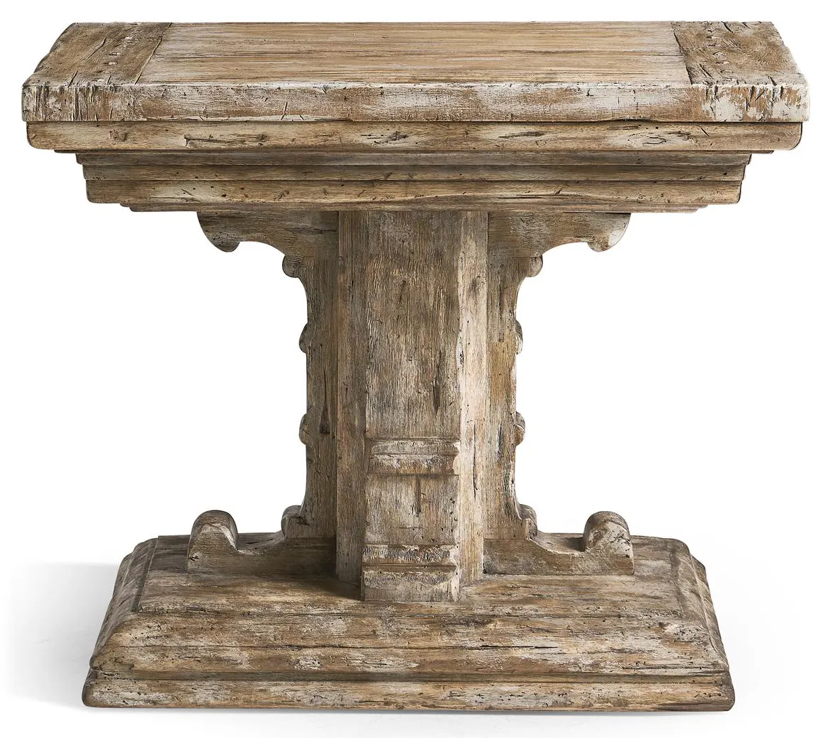 Jonathan Charles 491298-LSW Caldera Pedestal-Base Side Table Jonathan Charles 491298-LSW Caldera Pedestal-Base Side Table