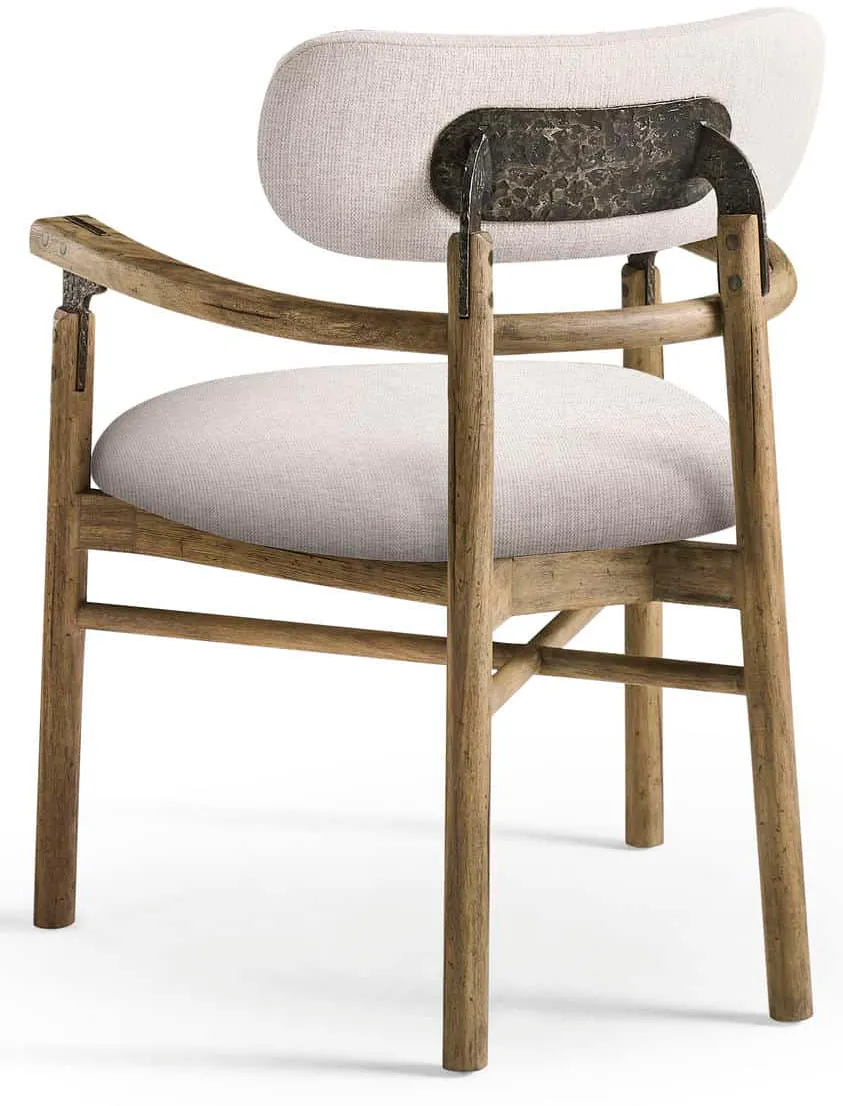 Jonathan Charles 491320-TLA-AC-F075 Stone Ridge Upholstered Dining Arm Chair Jonathan Charles 491320-TLA-AC-F075 Stone Ridge Upholstered Dining Arm Chair
