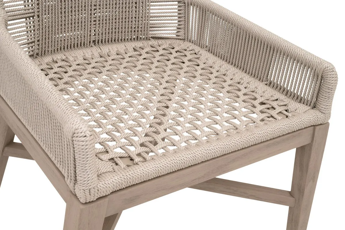 Essentials For Living 6859.OYS/WHT/W-ET Overlay Outdoor Dining Chair Essentials For Living 6859.OYS/WHT/W-ET Overlay Outdoor Dining Chair