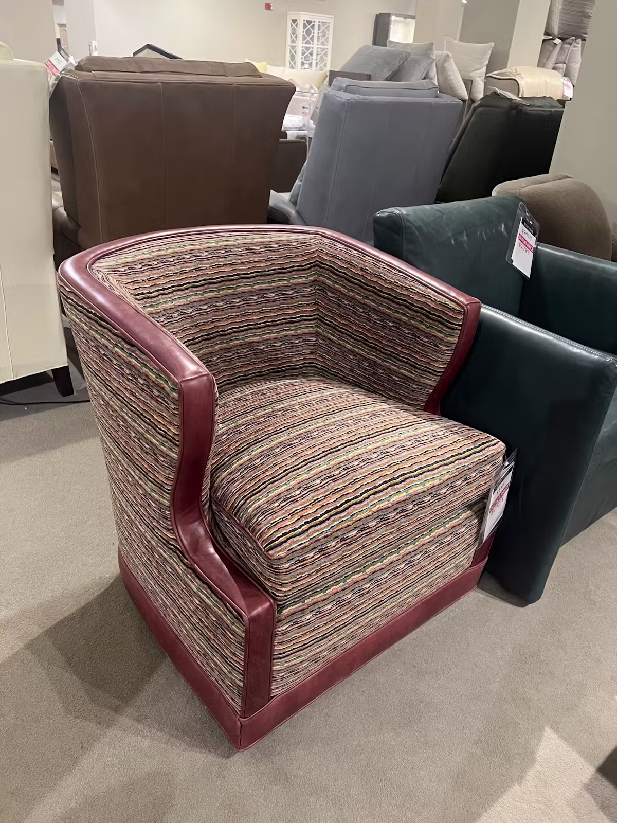 Jessica Charles 5370-S/130 Skylar Swivel Chair Jessica Charles 5370-S/130 Skylar Swivel Chair