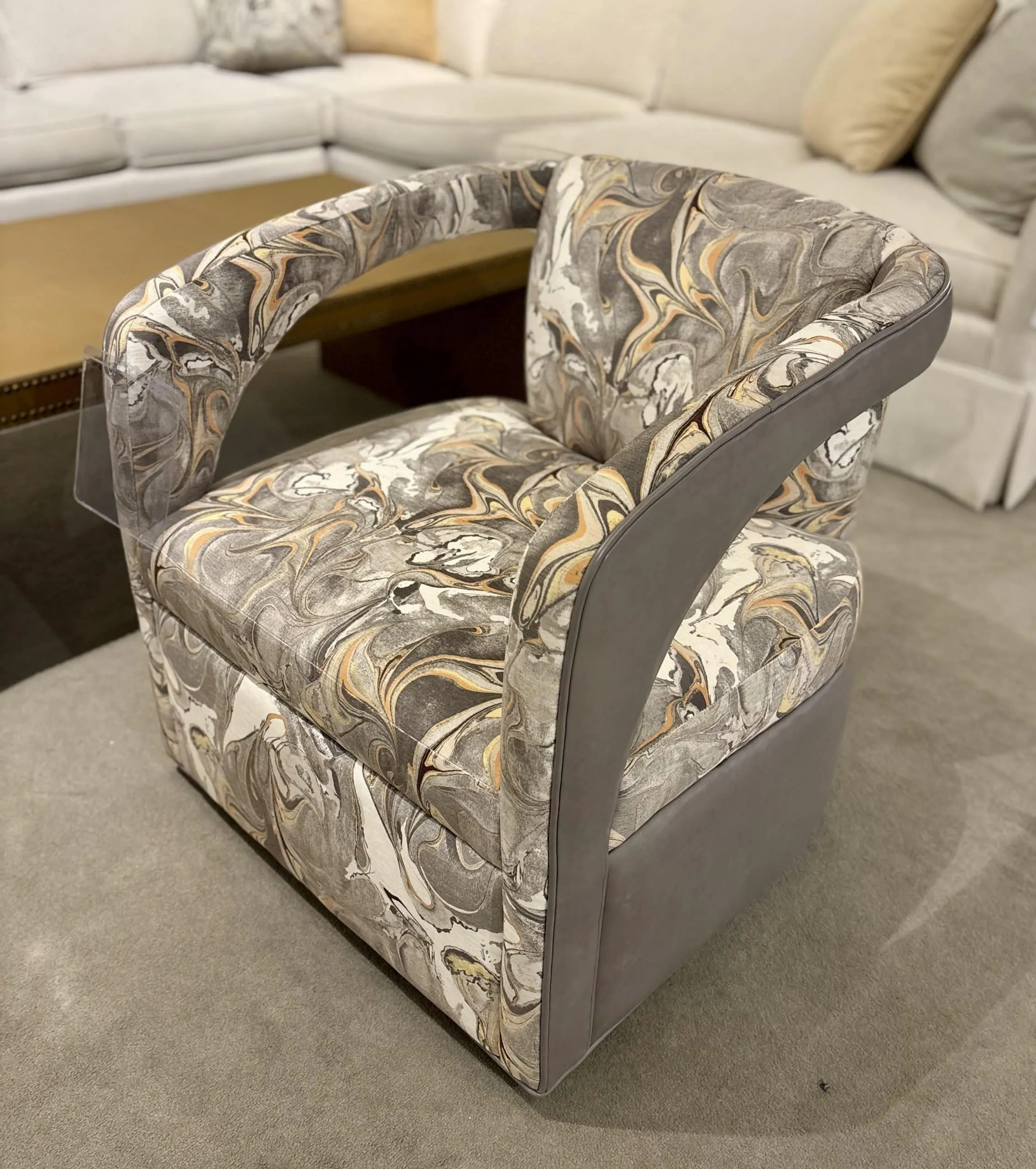 Jessica Charles 5233-S/128 Carmela Swivel Chair