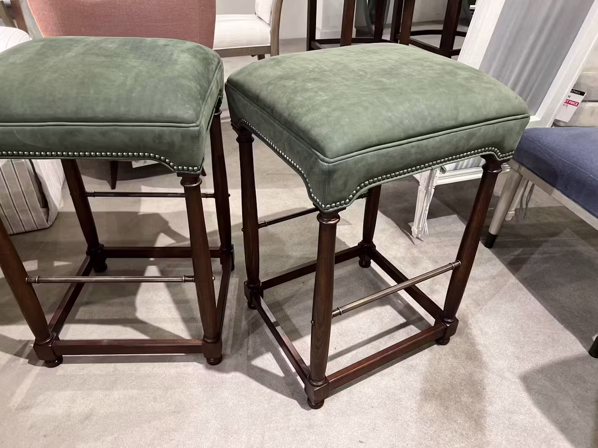 Hickory Chair HC9511-05/180 Marit Backless Bar Stool Hickory Chair HC9511-05/180 Marit Backless Bar Stool