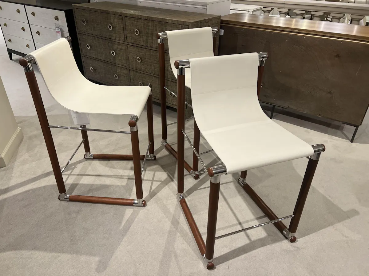 Maitland-Smith 8500-42/90 Lincoln Counter Stool Maitland-Smith 8500-42/90 Lincoln Counter Stool