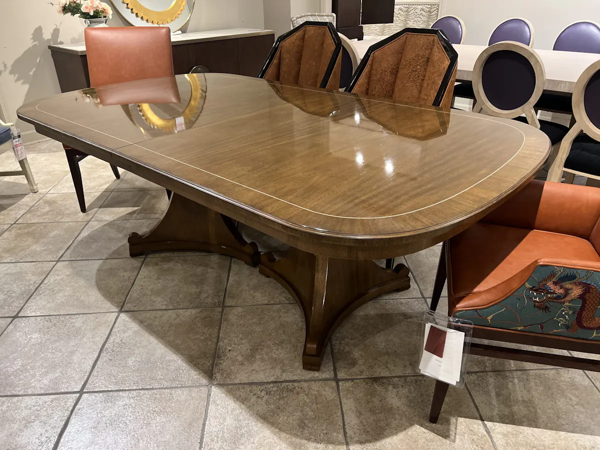 Century AEA-315/40,50,60 88" Tri-Pedestal Dining Table Century AEA-315/40,50,60 88" Tri-Pedestal Dining Table
