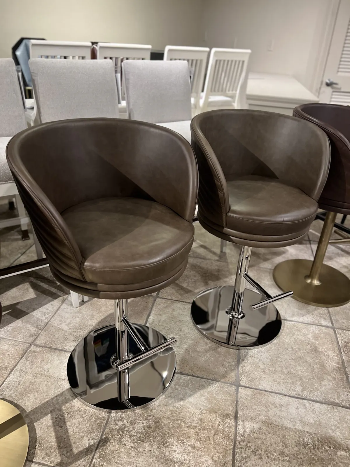 Maitland-Smith 8498-42/60 Leo Counter Stool Maitland-Smith 8498-42/60 Leo Counter Stool