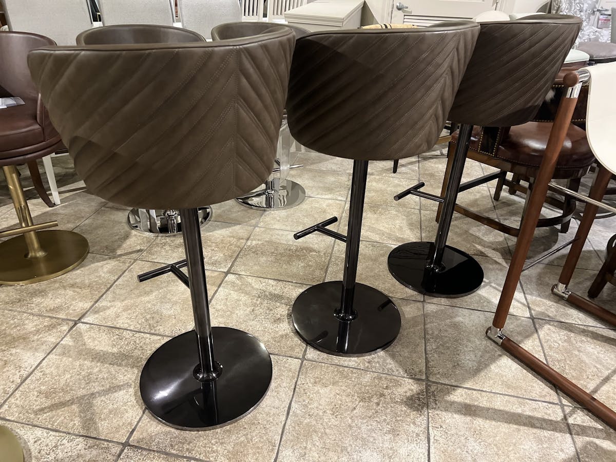 Maitland-Smith 8493-42/40 Bar Stool - Blk Nickel Maitland-Smith 8493-42/40 Bar Stool - Blk Nickel