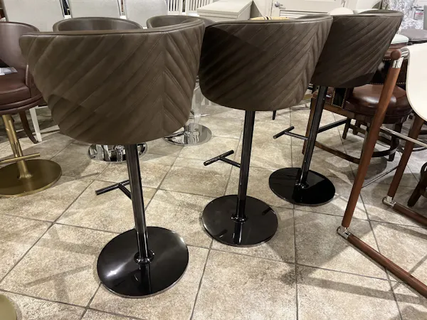 Maitland-Smith 8493-42/40 Bar Stool - Blk Nickel Maitland-Smith 8493-42/40 Bar Stool - Blk Nickel