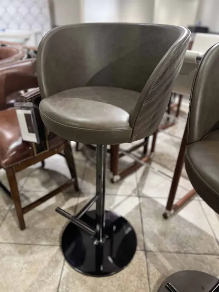 Maitland-Smith 8493-42/40 Bar Stool - Blk Nickel Maitland-Smith 8493-42/40 Bar Stool - Blk Nickel