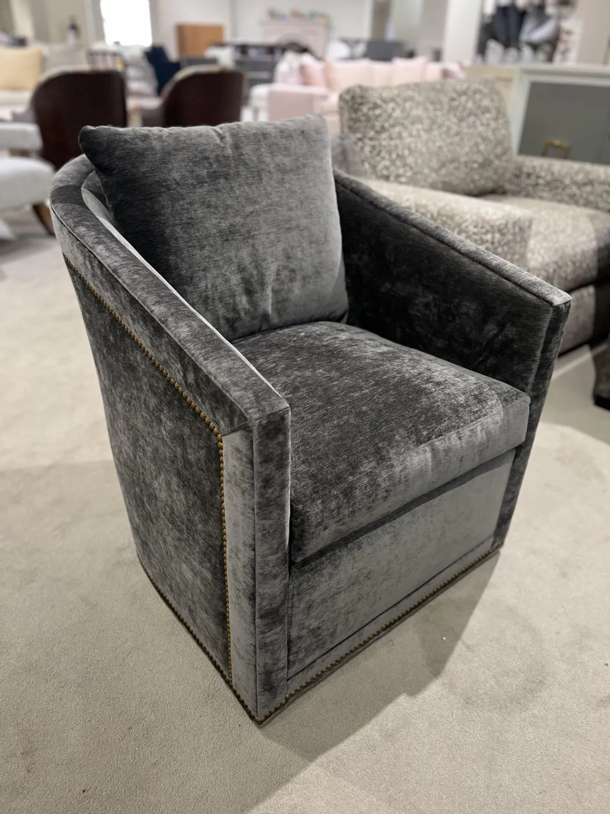 Century LTD5257-8/60 Gerard Swivel Barrel Chair Century LTD5257-8/60 Gerard Swivel Barrel Chair